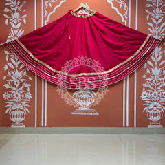 GARBA DANDIYA SKIRTS FOR NAVRATRI WITH UNSTITCHED BLOUSE Pink