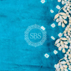 GAZI SILK GOTA PATTI BHANDEJ SAREE