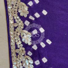 GAZI SILK GOTA PATTI BHANDEJ SAREE