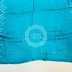 GAZI SILK GOTA PATTI BHANDEJ SAREE