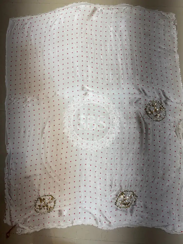 GAZI SILK HANDWORK KACHI PATTI LEHENGA