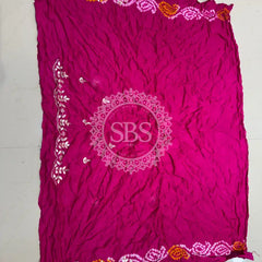 GAZI SILK ZARDOZI GOTA PATTI LEHENGA