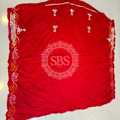 GAZI SILK ZARDOZI GOTA PATTI LEHENGA