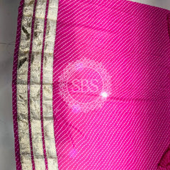 GEORGETTE GOLDEN SILVER WORK EXTRA FLARED LEHENGA Pink / Free Size