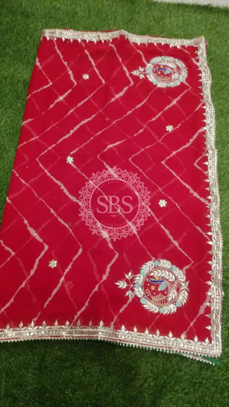 GEORGETTE GOTA PATTI SAREE