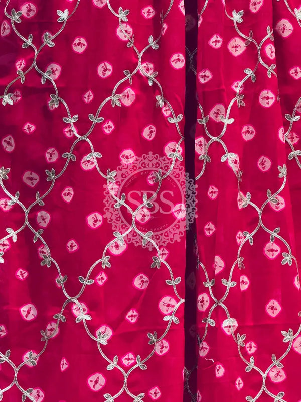 GEORGETTE GOTA PATTI WORK SAREE