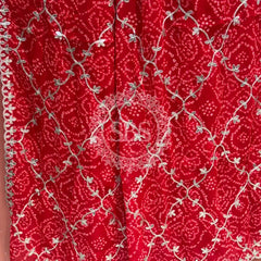 GEORGETTE GOTA PATTI WORK SAREE