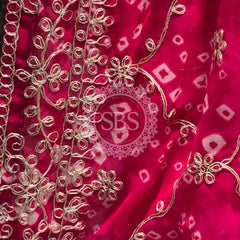 GEORGETTE GOTA PATTI WORK SAREE