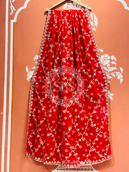 GEORGETTE GOTA PATTI WORK SAREE