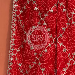 GEORGETTE GOTA PATTI WORK SAREE