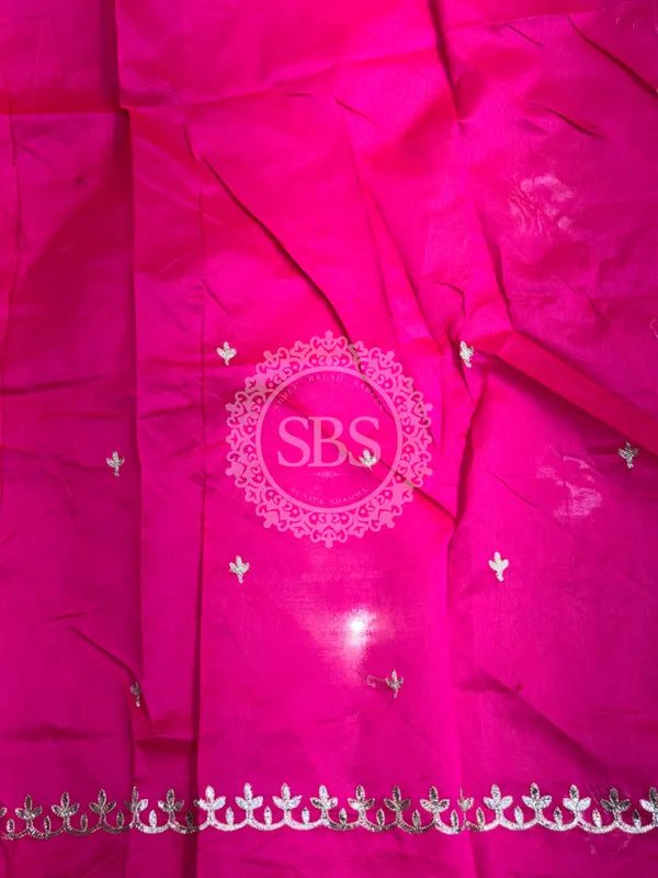 GEORGETTE GOTA PATTI WORK SAREE