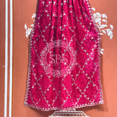 GEORGETTE GOTA PATTI WORK SAREE