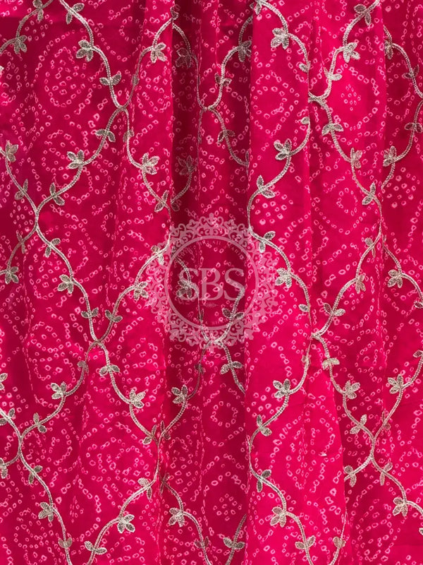 GEORGETTE GOTA PATTI WORK SAREE