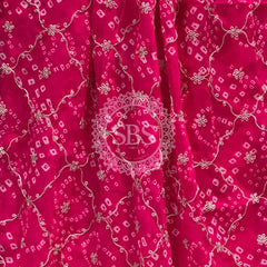 GEORGETTE GOTA PATTI WORK SAREE