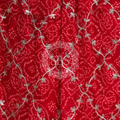 GEORGETTE GOTA PATTI WORK SAREE