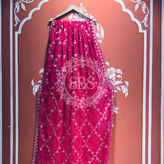 GEORGETTE GOTA PATTI WORK SAREE