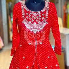 GEORGETTE KACHI PATTI INDOWESTERN