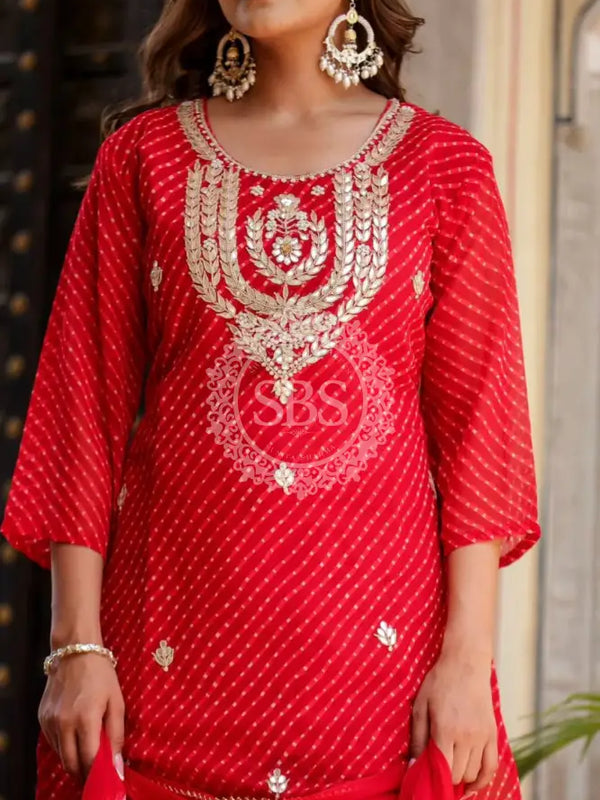 GEORGETTE KACHI PATTI INDOWESTERN