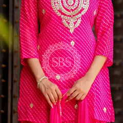 GEORGETTE KACHI PATTI INDOWESTERN