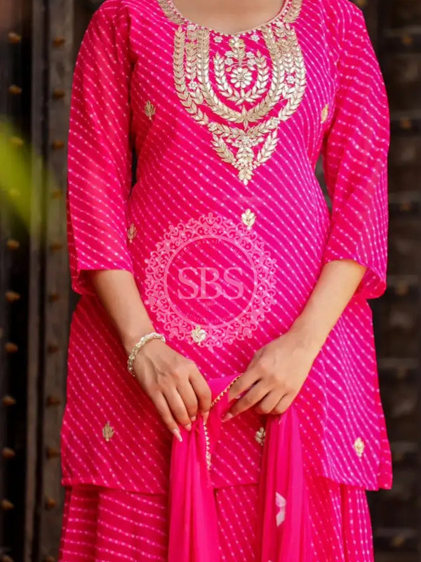 GEORGETTE KACHI PATTI INDOWESTERN