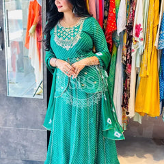 GEORGETTE KACHI PATTI INDOWESTERN
