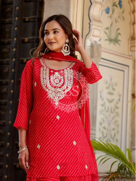 GEORGETTE KACHI PATTI INDOWESTERN