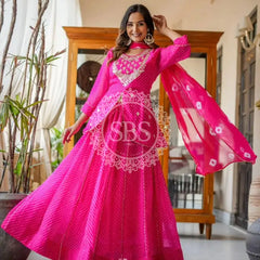 GEORGETTE KACHI PATTI INDOWESTERN