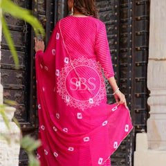 GEORGETTE KACHI PATTI INDOWESTERN