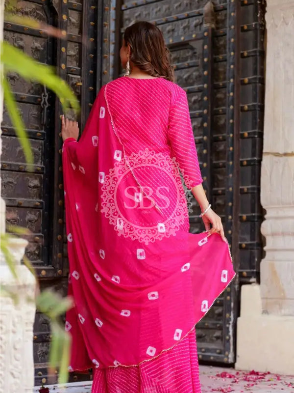 GEORGETTE KACHI PATTI INDOWESTERN