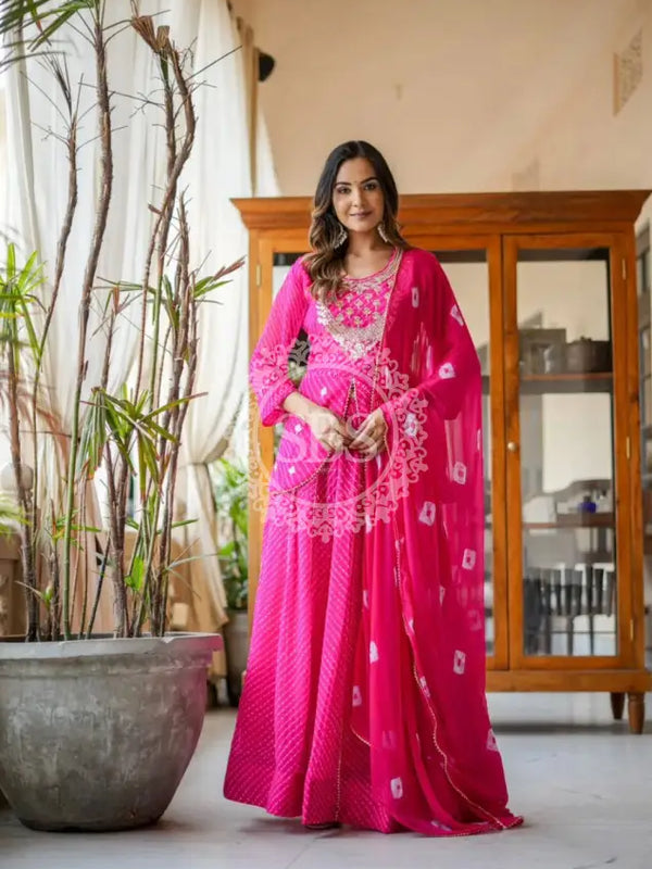 GEORGETTE KACHI PATTI INDOWESTERN