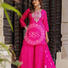 GEORGETTE KACHI PATTI INDOWESTERN