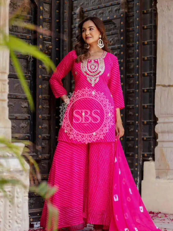 GEORGETTE KACHI PATTI INDOWESTERN