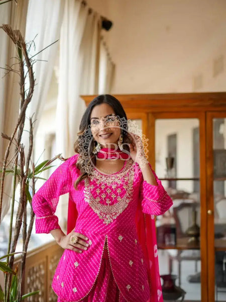 GEORGETTE KACHI PATTI INDOWESTERN