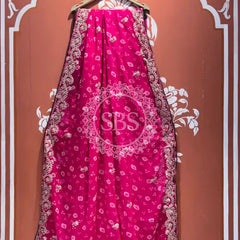 GEORGETTE PITTAN WORK SAREE