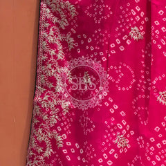 GEORGETTE PITTAN WORK SAREE