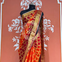 GHATCHOLA TAFETA SILK SAREE