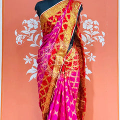 GHATCHOLA TAFETA SILK SAREE