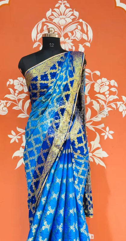 GHATCHOLA TAFETA SILK SAREE