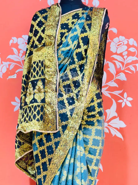 GHATCHOLA TAFETA SILK SAREE