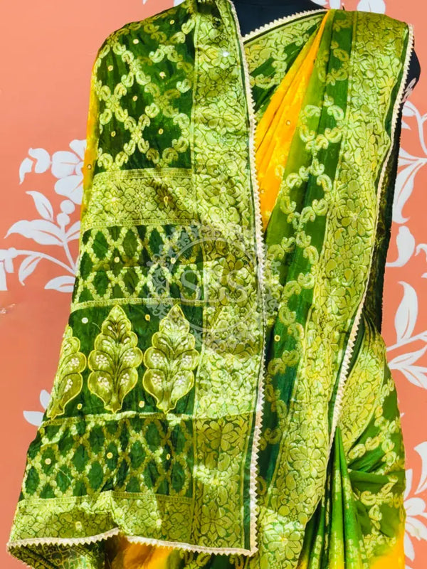 GHATCHOLA TAFETA SILK SAREE