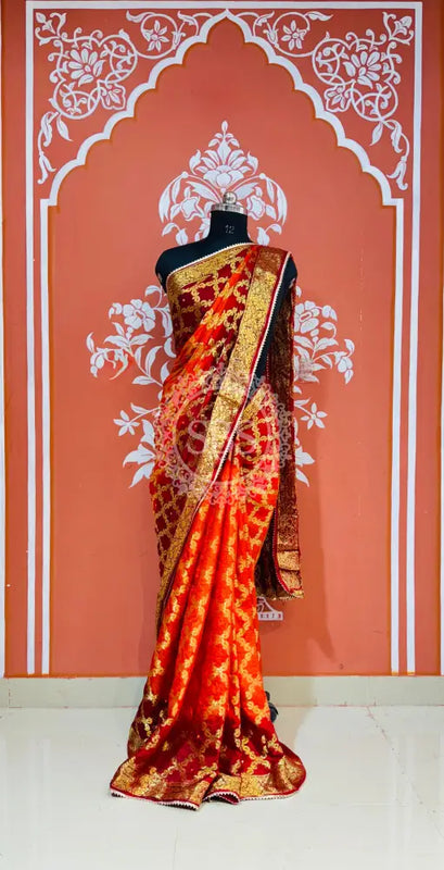 GHATCHOLA TAFETA SILK SAREE