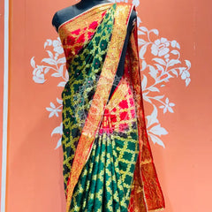 GHATCHOLA TAFETA SILK SAREE