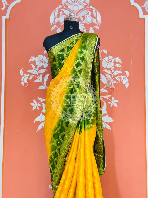 GHATCHOLA TAFETA SILK SAREE