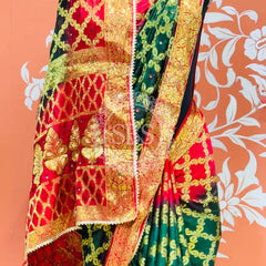 GHATCHOLA TAFETA SILK SAREE