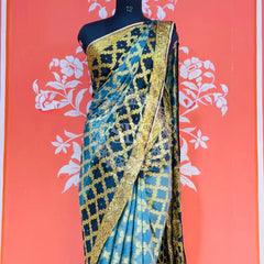 GHATCHOLA TAFETA SILK SAREE