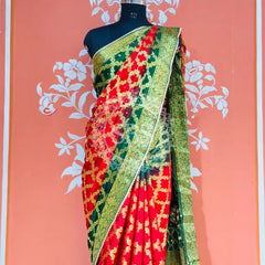 GHATCHOLA TAFETA SILK SAREE