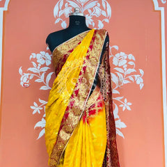 GHATCHOLA TAFETA SILK SAREE