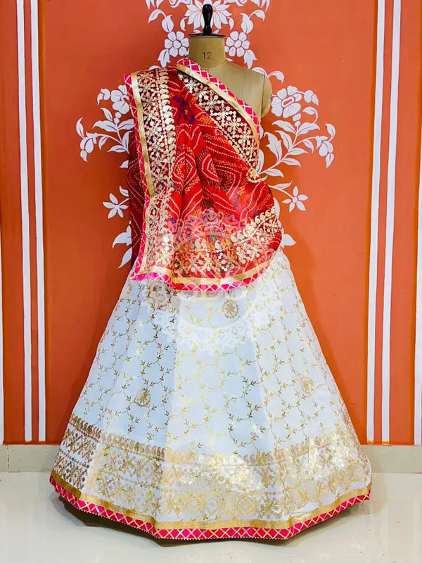 GOTA PATTI KOTA DORIYA LEHENGA