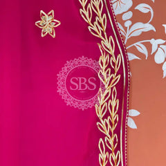 GOTA PATTI ROYAL GEORGETTE SAREE