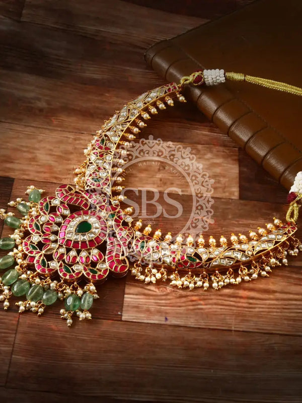 Heavy Kundan Necklace Set Jewellery